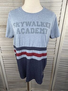 DISNEY PARKS (Her Universe) Star Wars Colorblock Tee Blue/Burgundy-Large